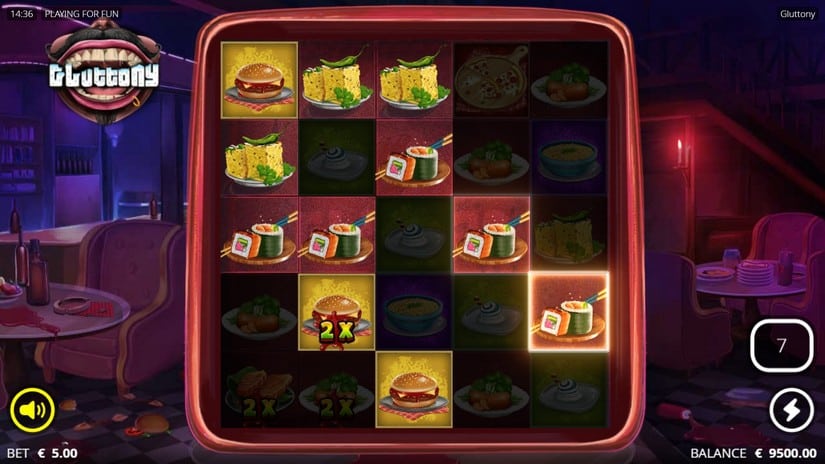 Gluttony slot screen 4