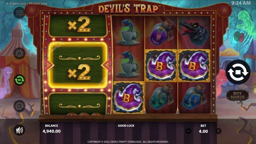 Devil’s Trap slot screen 2