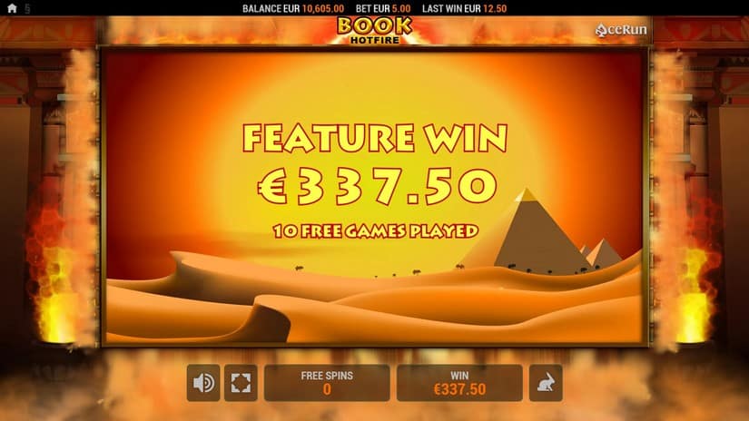 Book HOTFIRE slot screen 7