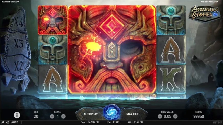 Asgardian Stones slot screen 3