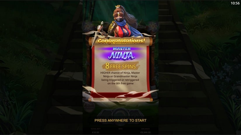 Ninja Vixens slot screen 3