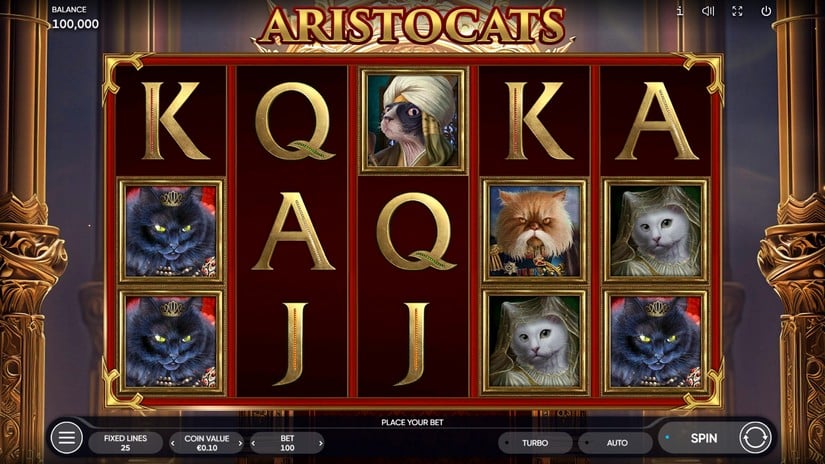 Aristocats slot screen 1