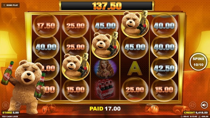 TED Cash Lock slot screen 7