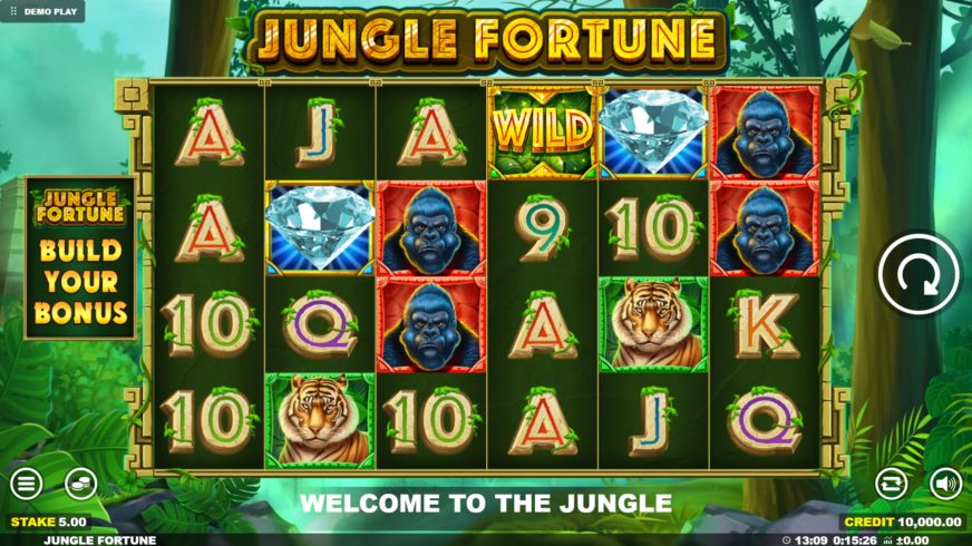 Jungle Fortune slot screen 1