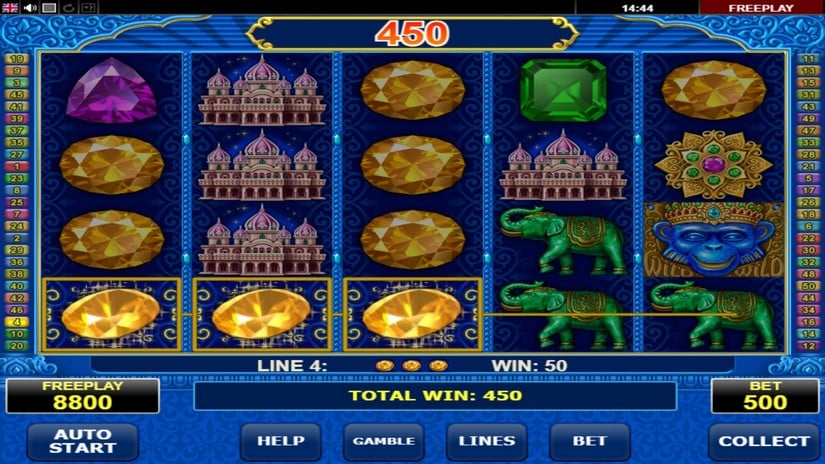 Diamond Monkey slot screen 2