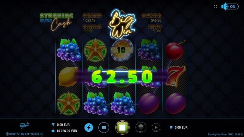 Stunning Cash Ultra slot screen 4