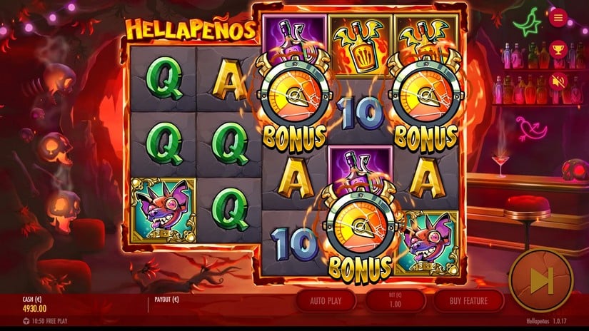 Hellapeños slot screen 2