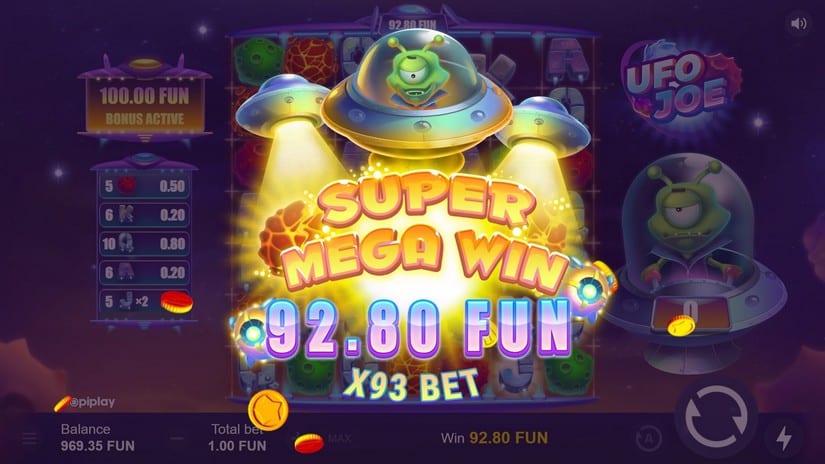 UFO Joe slot screen 5