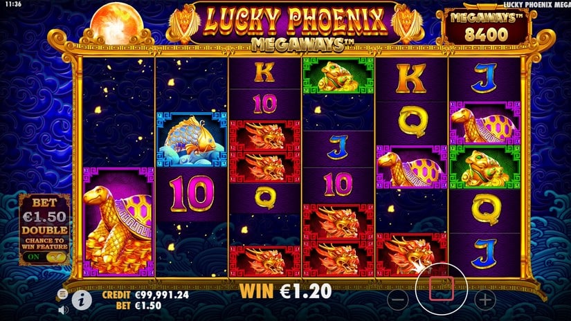 Lucky Phoenix Megaways slot screen 2