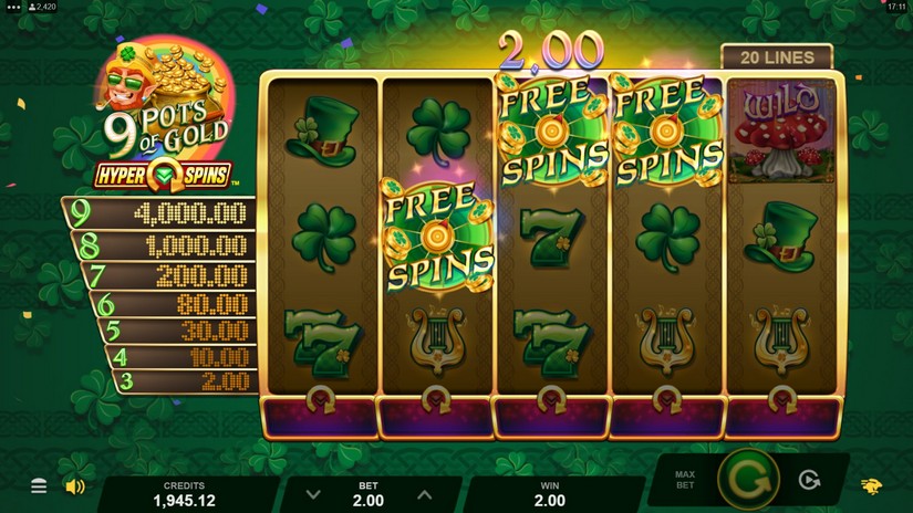 9 Pots of Gold HyperSpins slot screen 2