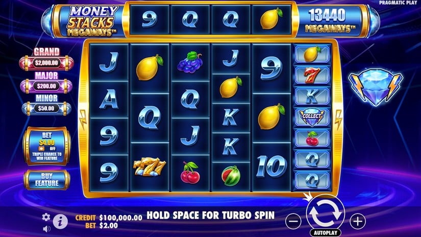 Money Stacks Megaways slot screen 1