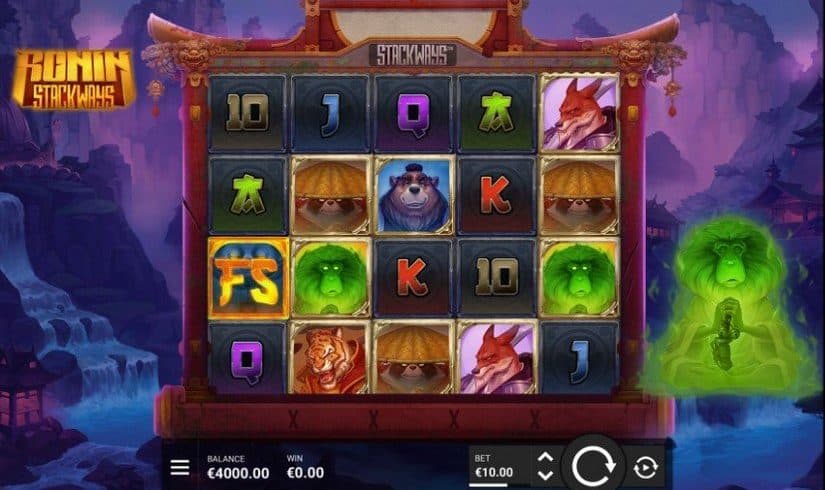 Ronin StackWays slot screen 1