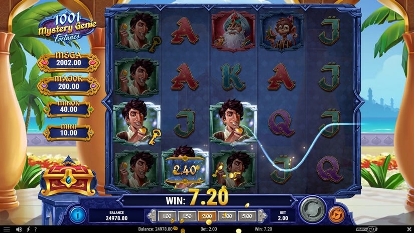 1001 Mystery Genie Fortunes slot screen 4