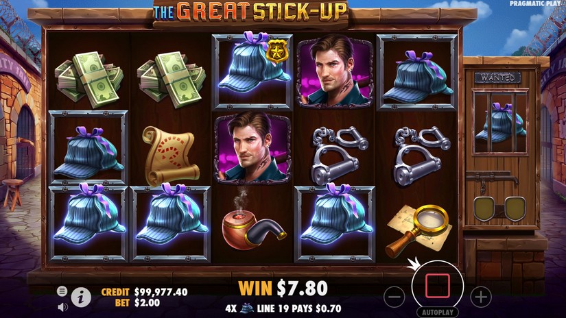 The Great Stick-Up slot screen 6