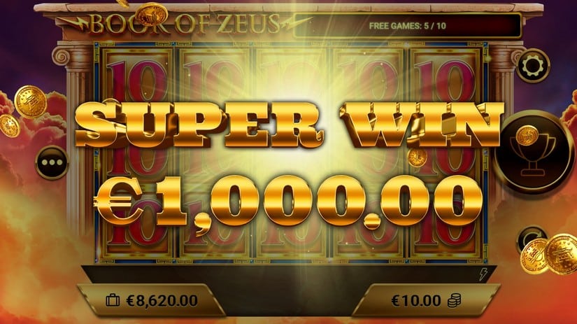 Book of Zeus slot screen 6