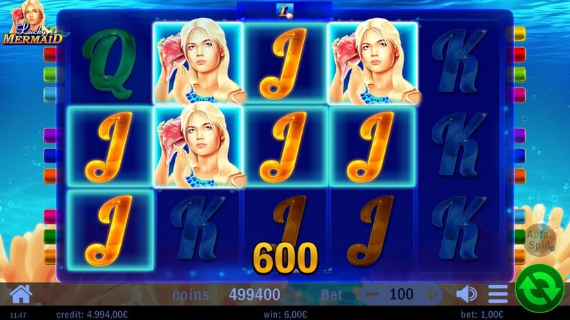 Lucky Mermaid slot screen 2