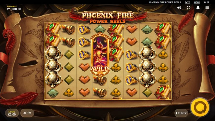 Phoenix Fire Power Reels slot screen 1