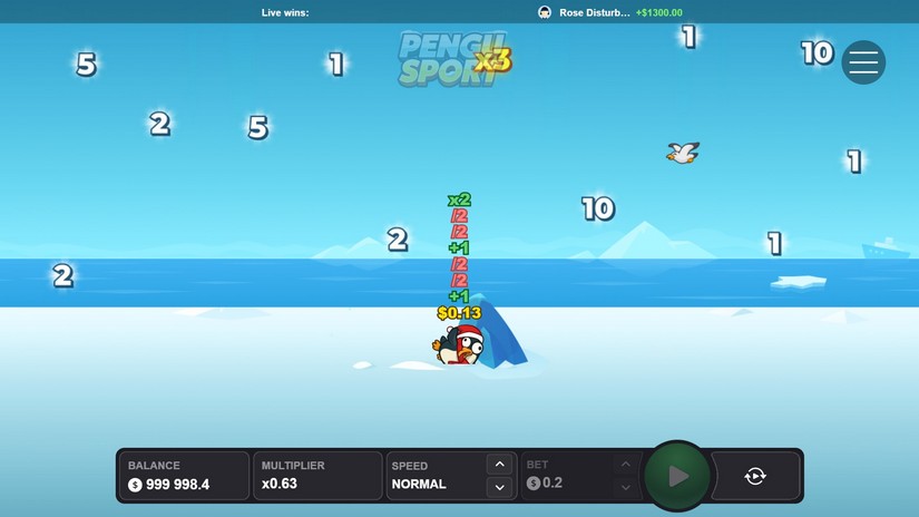 Pengu Sport slot screen 5
