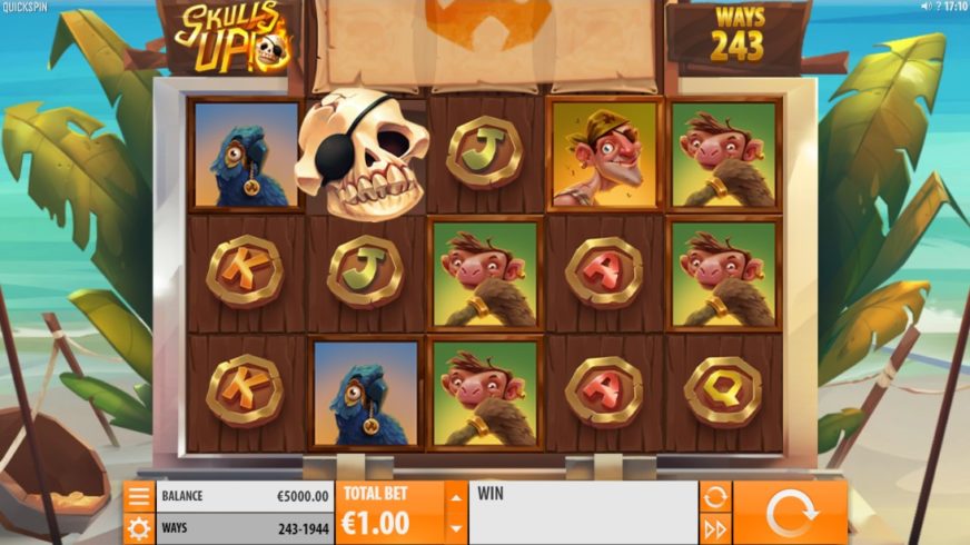 Skulls UP! slot screen 1