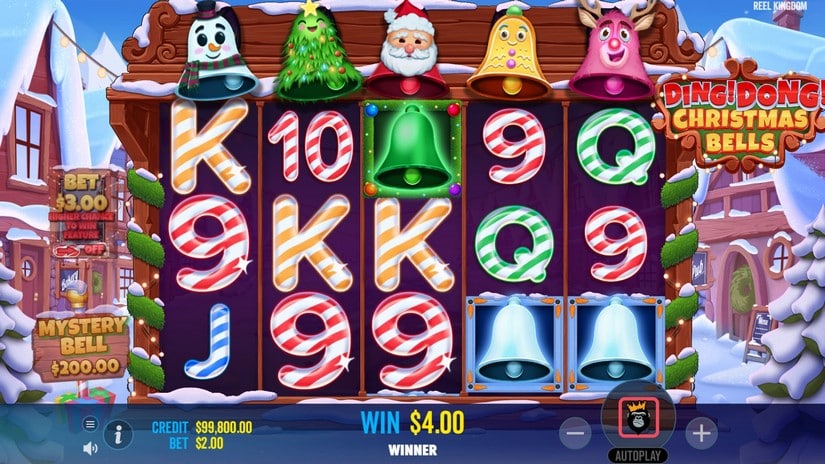 Ding Dong Christmas Bells slot screen 2