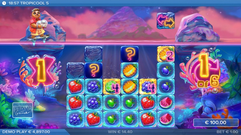 Tropicool 5 slot screen 4