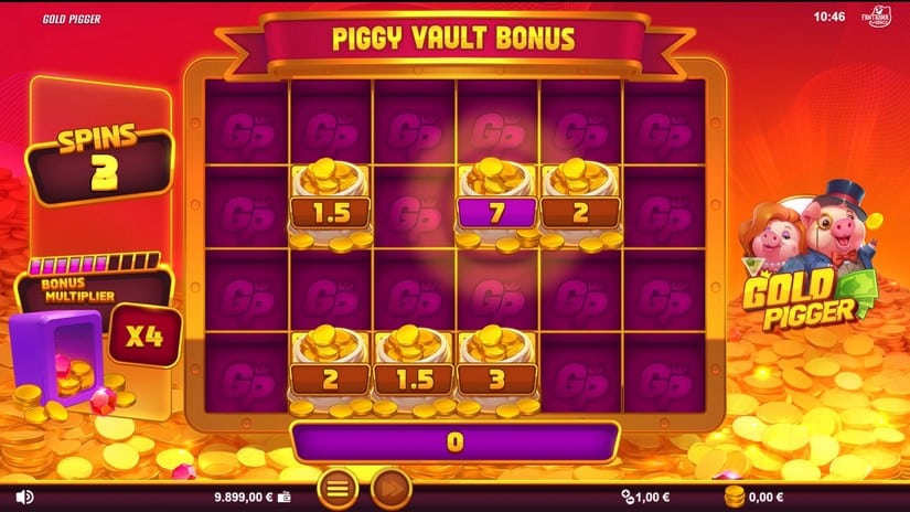 Gold Pigger slot screen 4