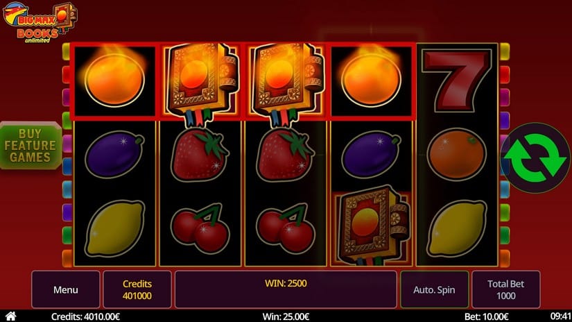 Big Max Books Unlimited slot screen 4