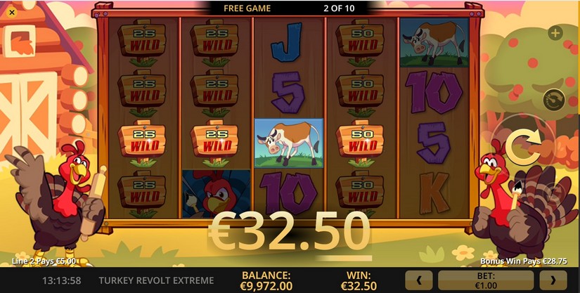 Turkey Revolt Extreme slot screen 5