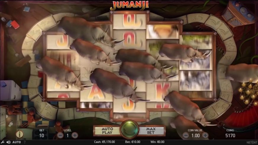 Jumanji™ slot screen 3