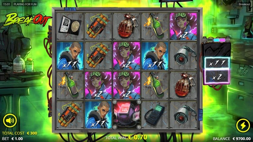 Breakout slot screen 3