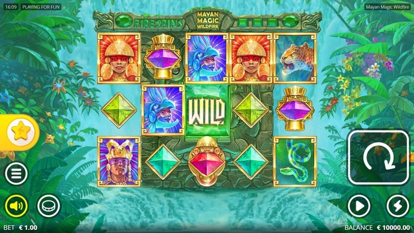 Mayan Magic Wildfire slot screen 1