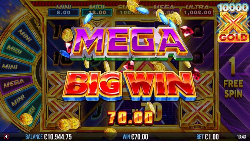 10000x Gold slot screen 6