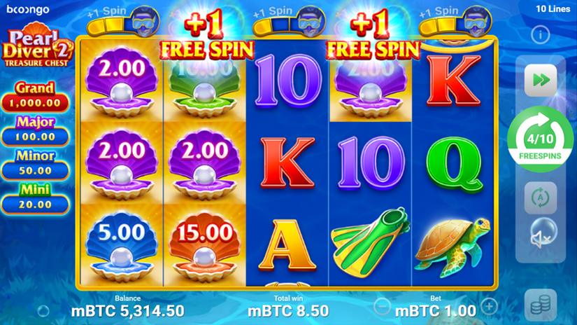 Pearl Diver 2: Treasure Chest slot screen 5