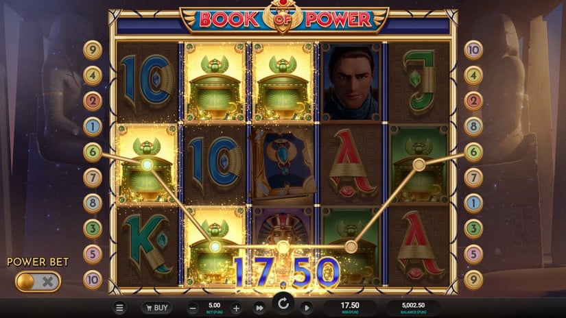 Book of Power slot screen 2