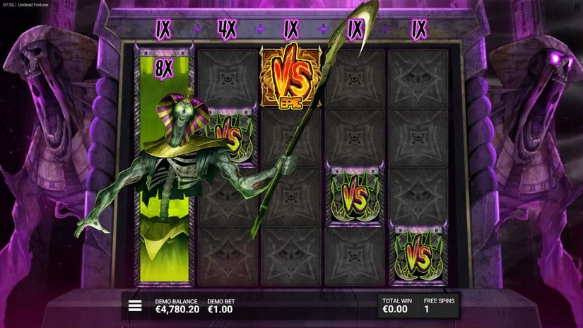 Undead Fortune slot screen 5
