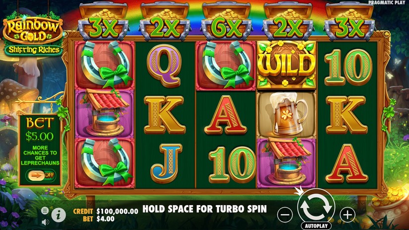 Rainbow Gold slot screen 1