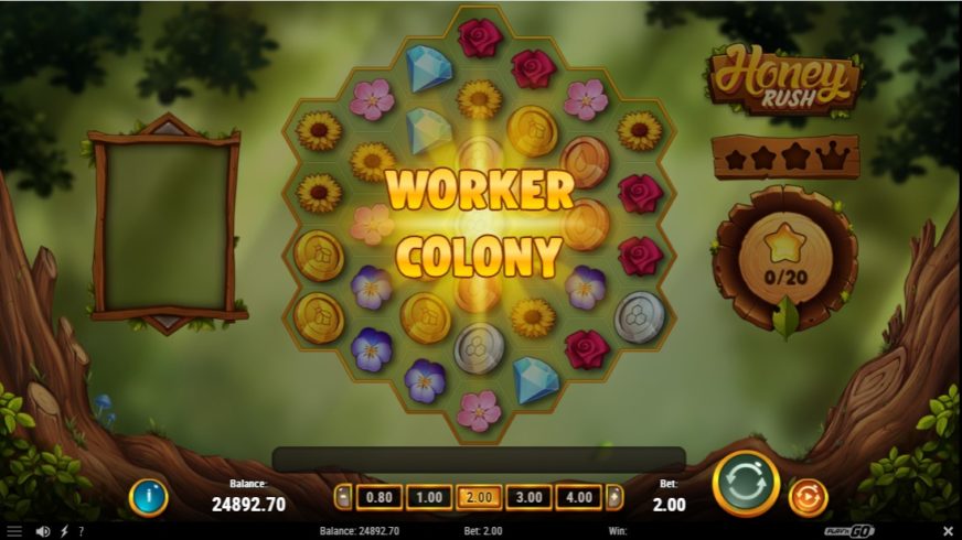 Honey Rush slot screen 3