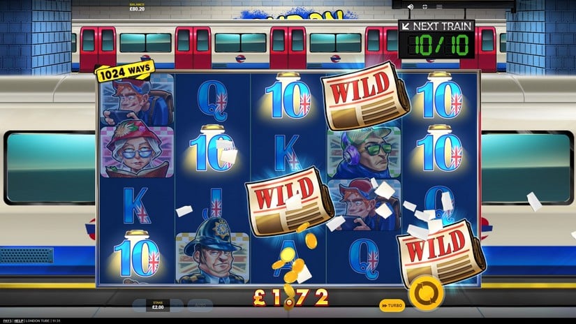 London Tube slot screen 2