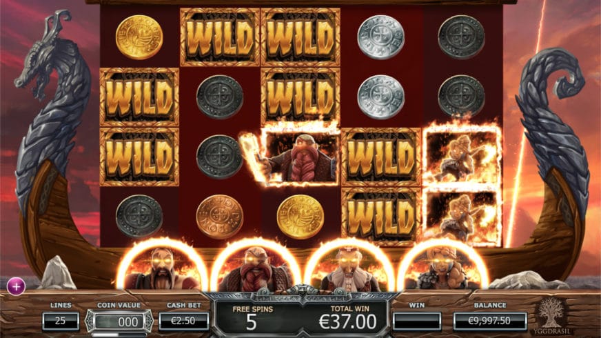 Vikings Go Berzerk slot screen 3