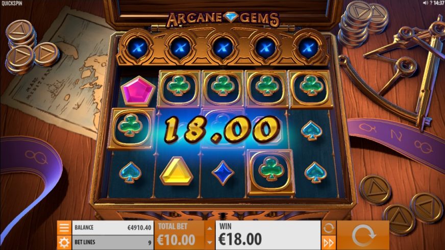 Arcane Gems slot screen 2