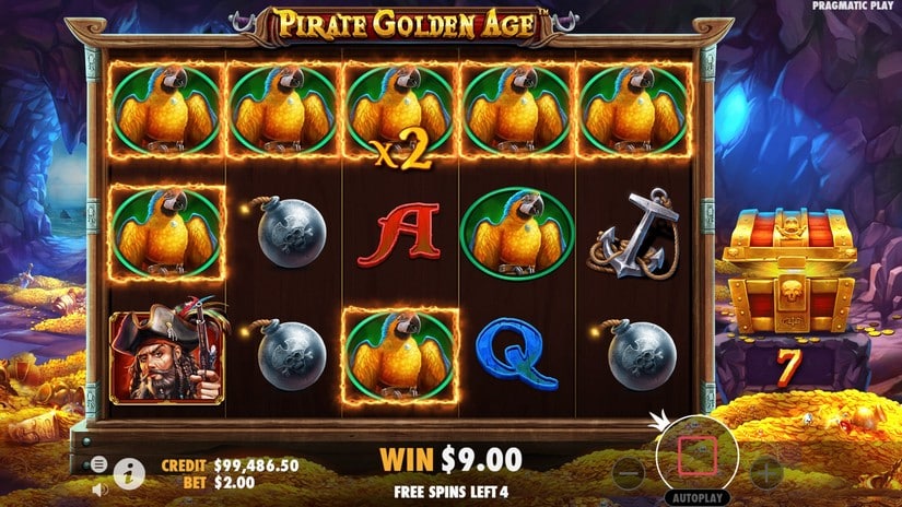 Pirate Golden Age slot screen 6