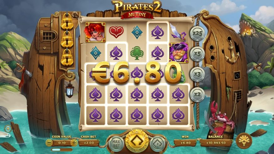 Pirates 2 Mutiny slot screen 2