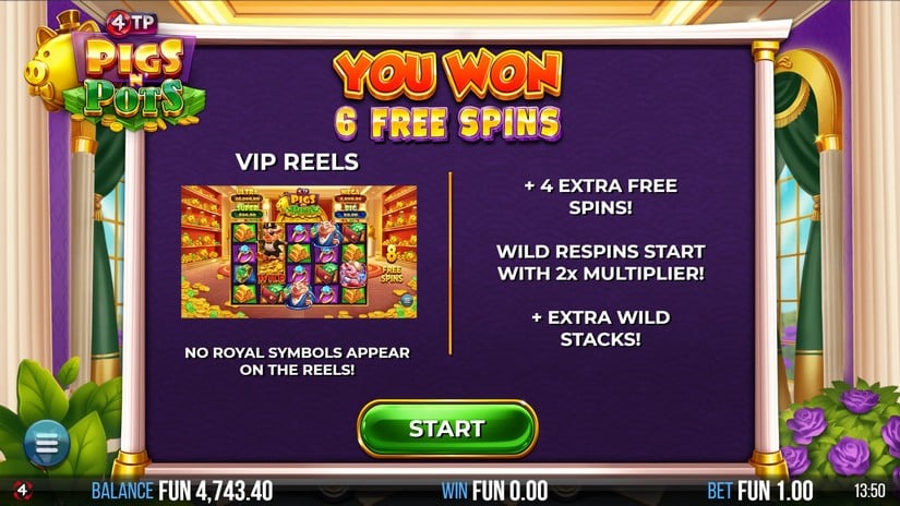 4TP Pigs N’ Pots slot screen 4