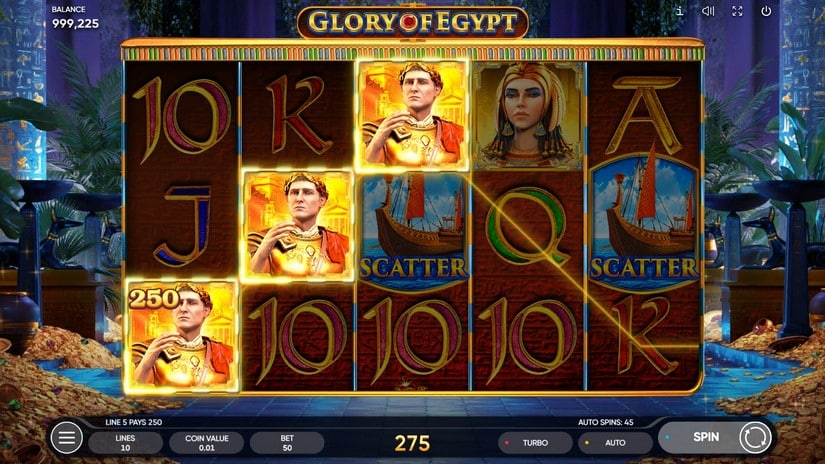 Glory of Egypt slot screen 4