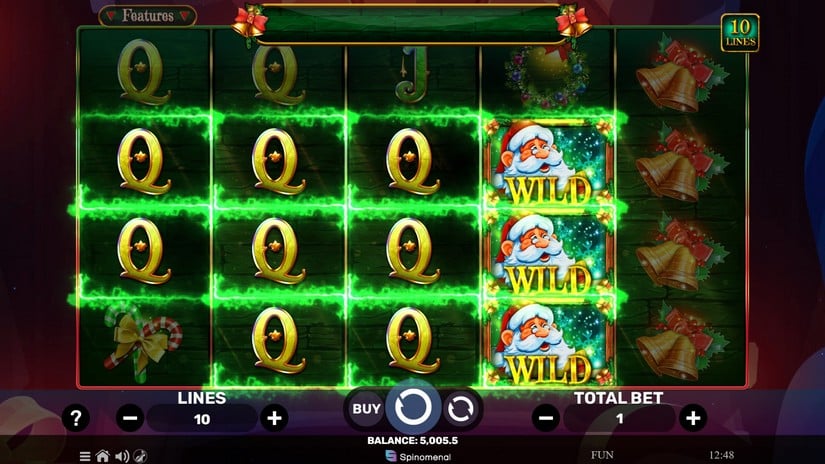 Wild Santa 2 slot screen 2