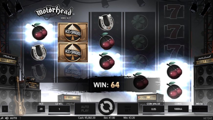 Motörhead slot screen 2
