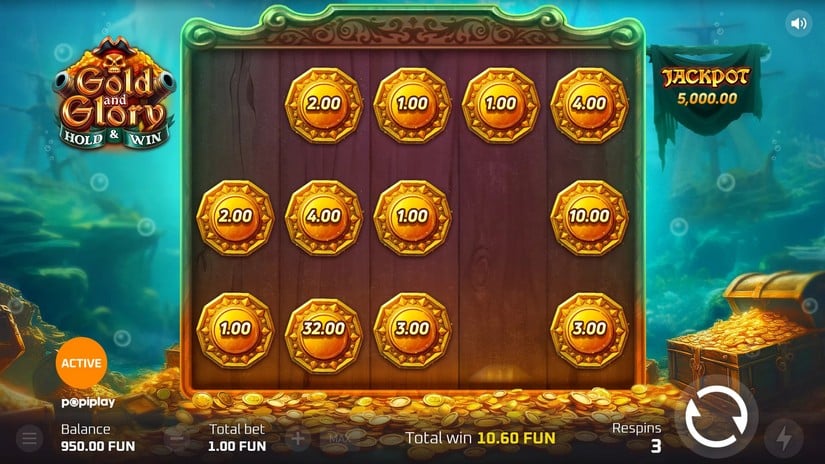 Gold And Glory Hold and Win slot screen 6