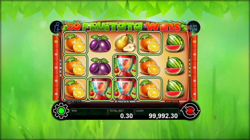 30 Fruitata Wins slot screen 3