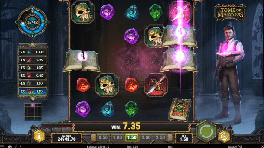 Tome of Madness slot screen 3
