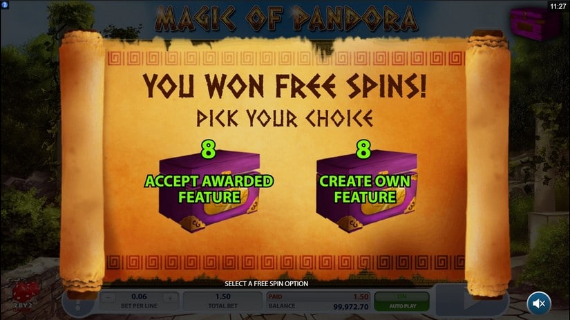 Magic Of Pandora slot screen 4